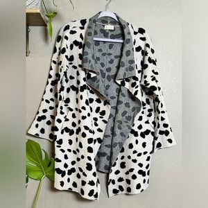 Anthropologie Rumor leopard cardigan Size Sm